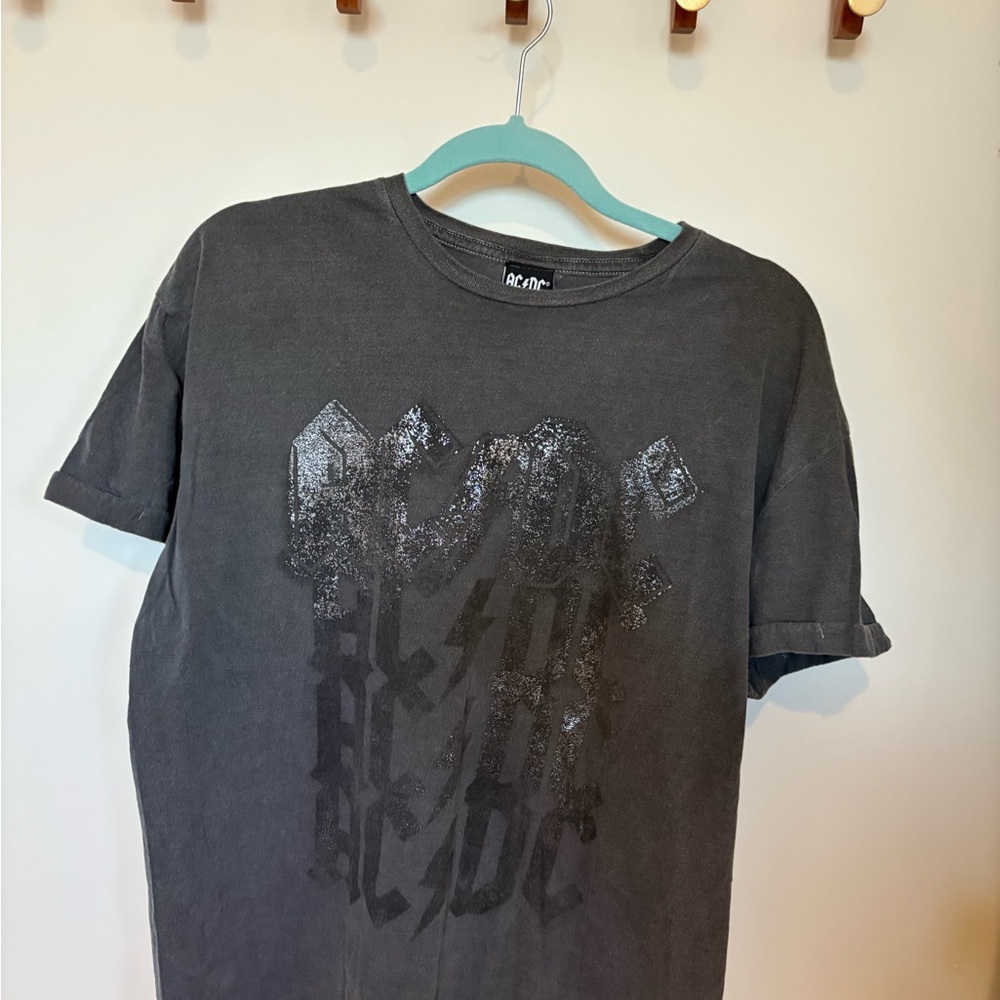 AC/DC Men's Black Graphic Tee